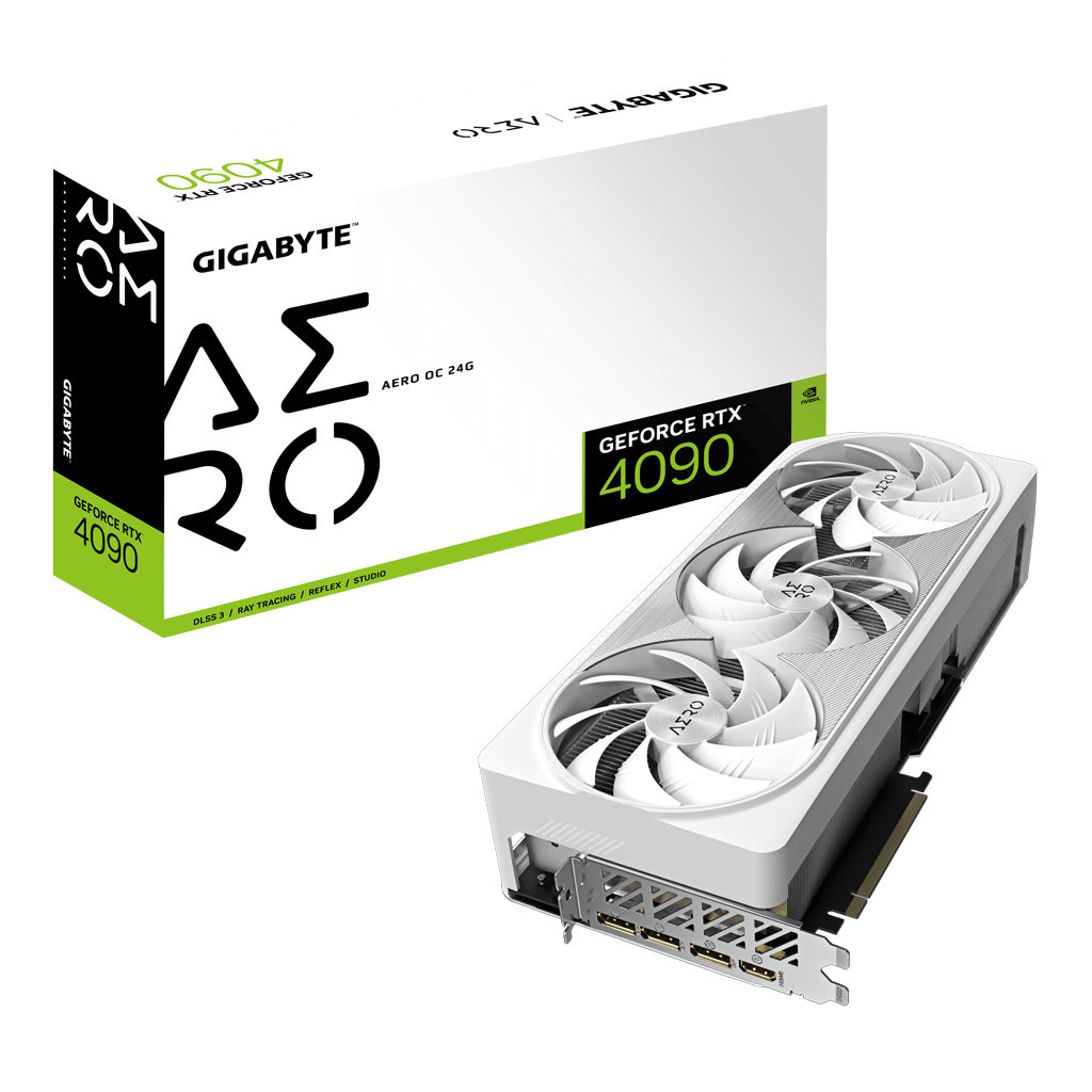 Відеокарта GIGABYTE GeForce RTX4090 24GB AERO OC (GV-N4090AERO OC-24GD) - зображення 8