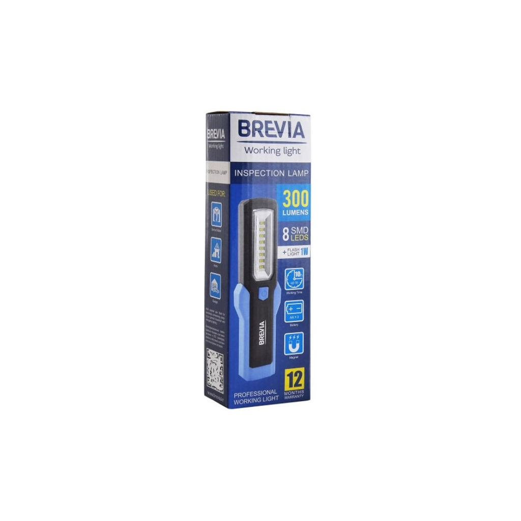 Ліхтар Brevia LED 8SMD+1W LED 300lm, 3xAA (11310) - зображення 3