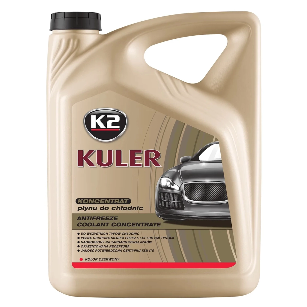 Антифриз K2 Kuler Long Life G12 червона концентрат 5 л (T215C) - зображення 1
