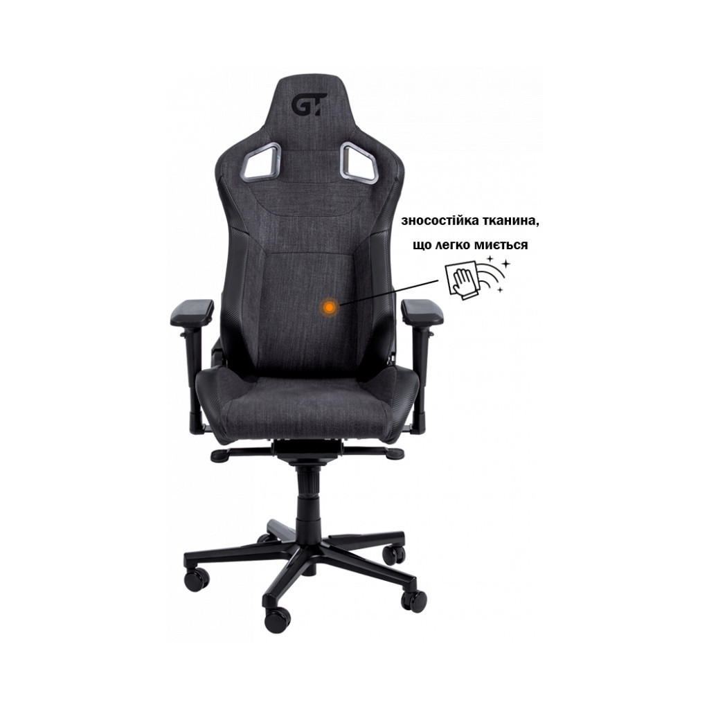 Крісло ігрове GT Racer X-8005 Dark Gray/Black - зображення 2