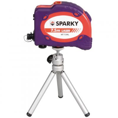Рулетка Sparky 7.5 ML з лазером, 7.5м, 25мм (20009709900) - зображення 2