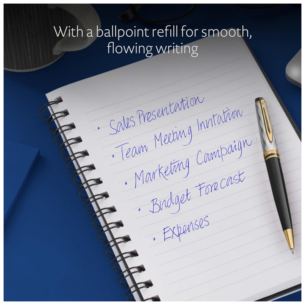 Ручка кулькова Waterman EXPERT Reflections Of Paris GT BP (22 760) - зображення 4