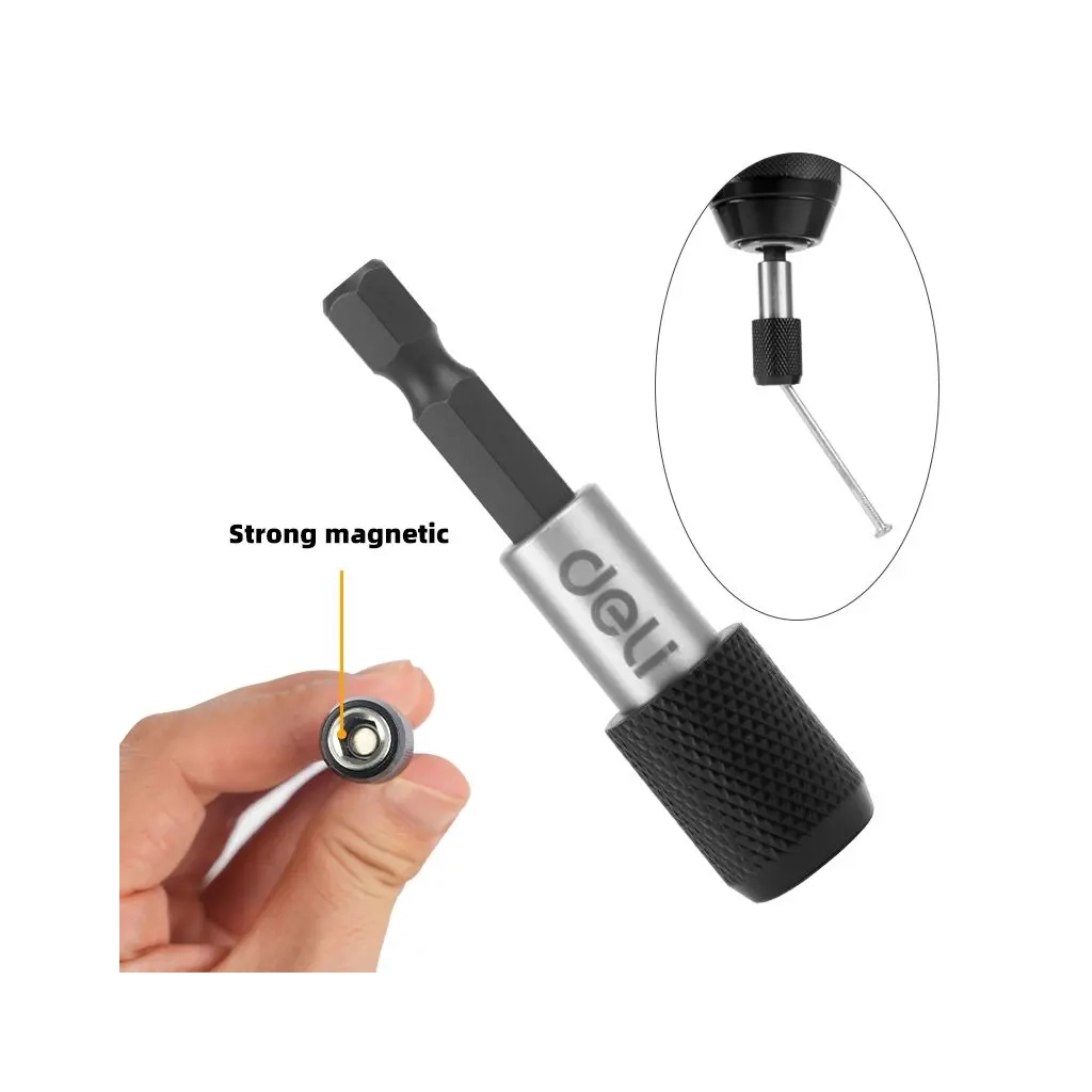 Тримач для біт Deli швидкоз'ємний для викрутки, 60 мм (EDL107401) - зображення 5