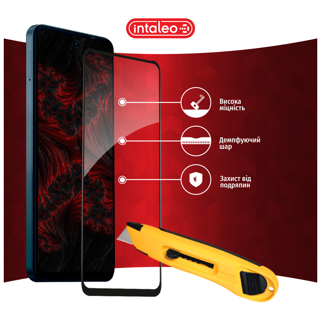 Скло захисне Intaleo Full Glue Tecno Spark Go 2024 Black (1283126589126) - зображення 5