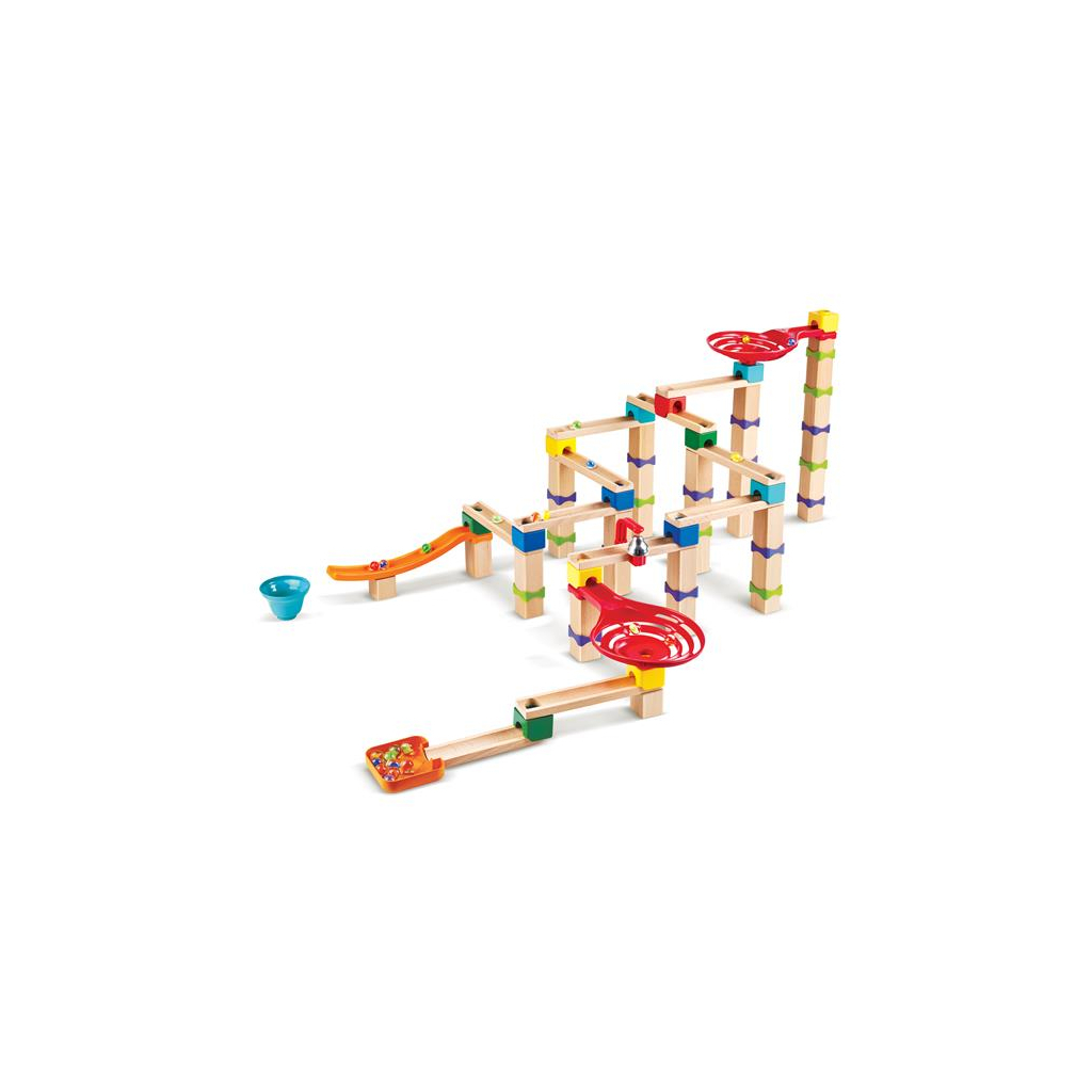 Конструктор Hape лабіринт Marble Run Трюки та повороти 129 елементів (E1100) - зображення 2
