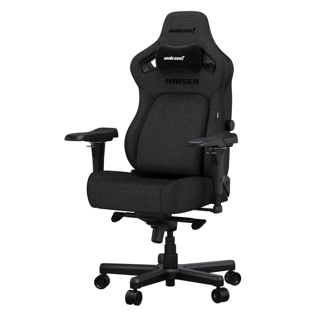 Крісло ігрове Anda Seat Kaiser 4 Fabric Size XL Dark Grey (AD12YDDC-XLL-20-GB-CF) - зображення 4