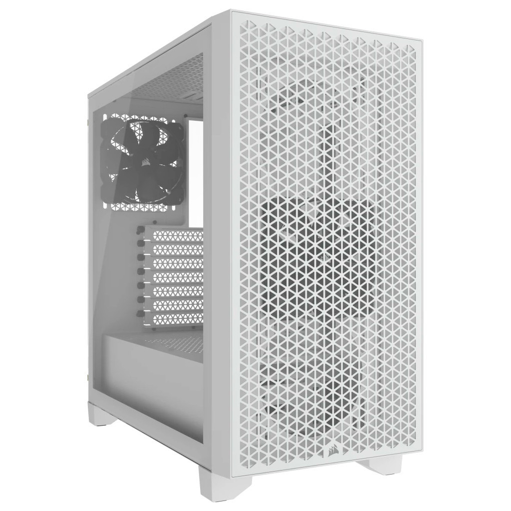 Корпус Corsair 3000D Tempered Glass White (CC-9011252-WW) - зображення 1
