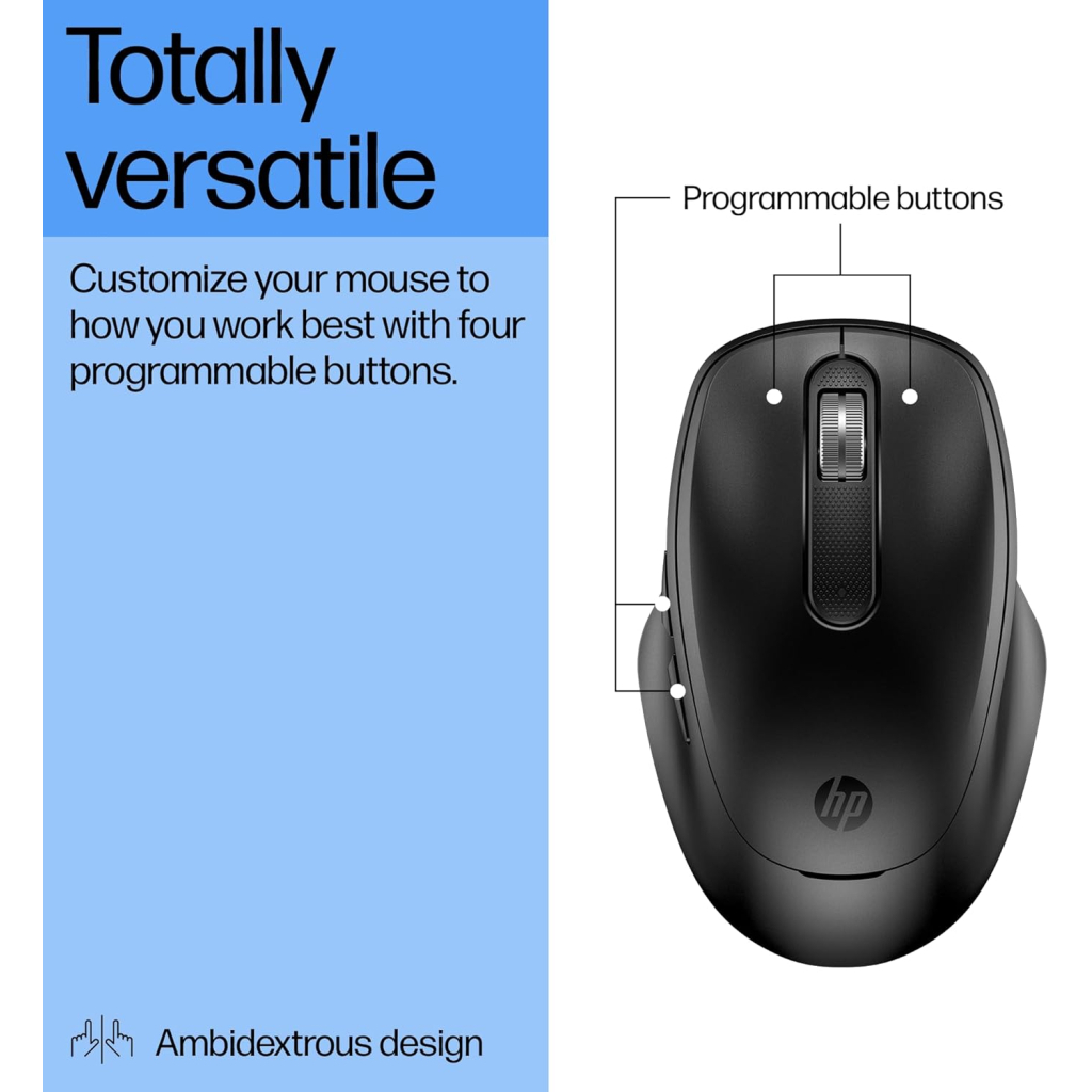 Мишка HP 510 Ultra-Fast Rechargeable Wireless Black (9C2F6AA) - зображення 5