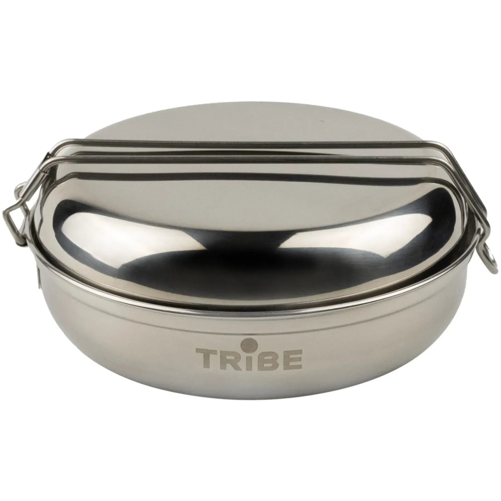 Набір туристичного посуду Tribe Single Set сталевий (T-FG-0009-metal) - изображение 1