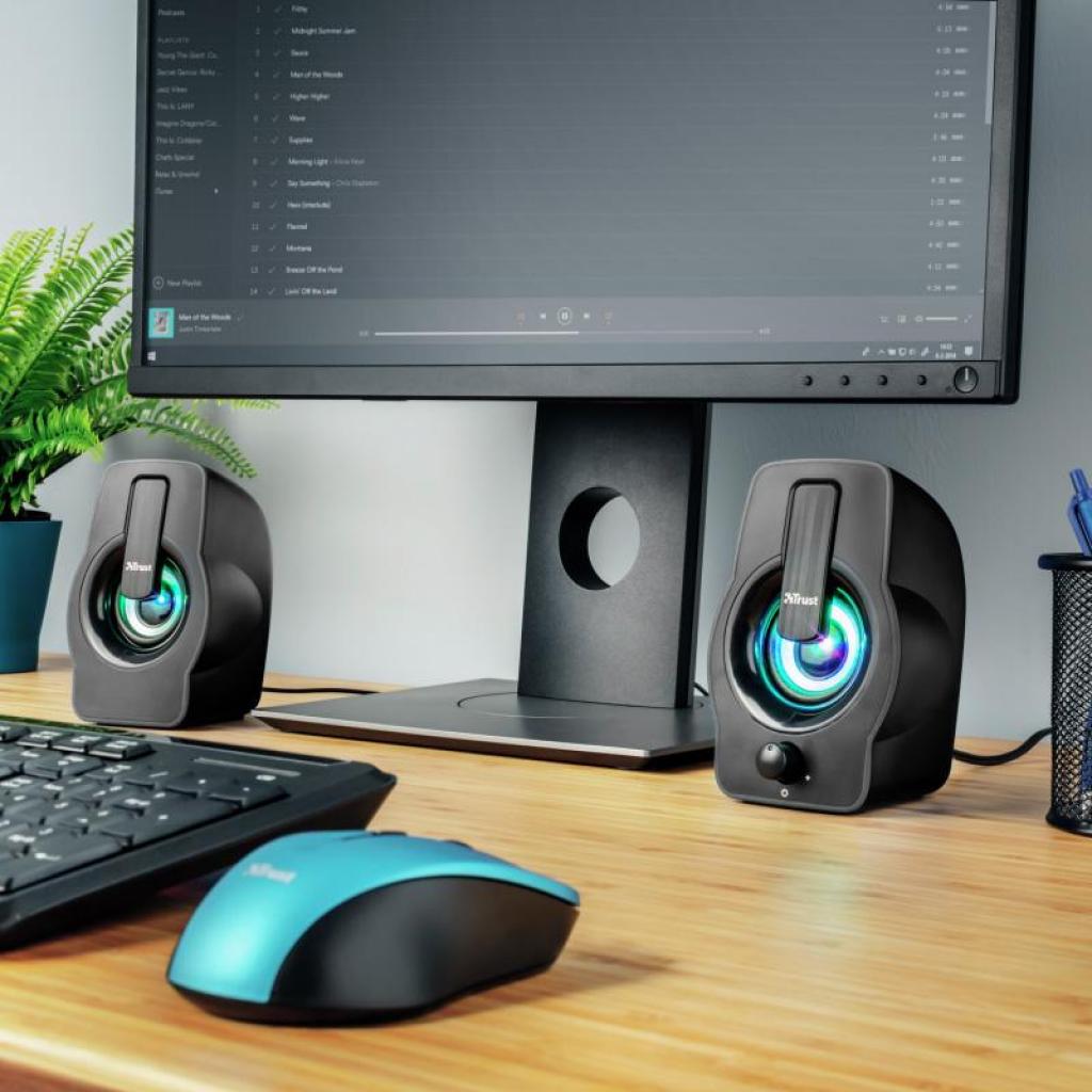 Акустична система Trust Gemi RGB black USB (22948) - зображення 7
