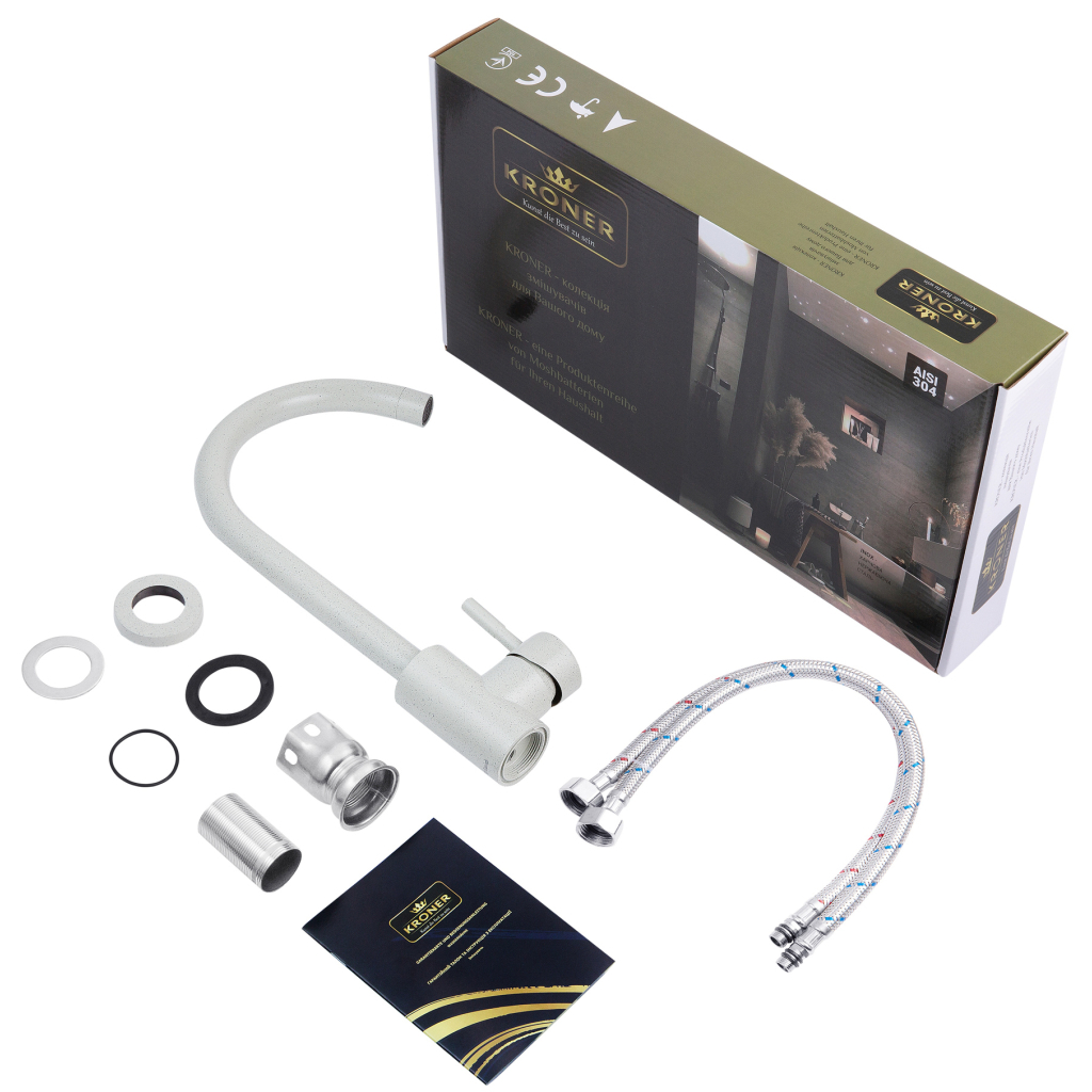 Змішувач Kroner Klassisch-GRA035 - зображення 8