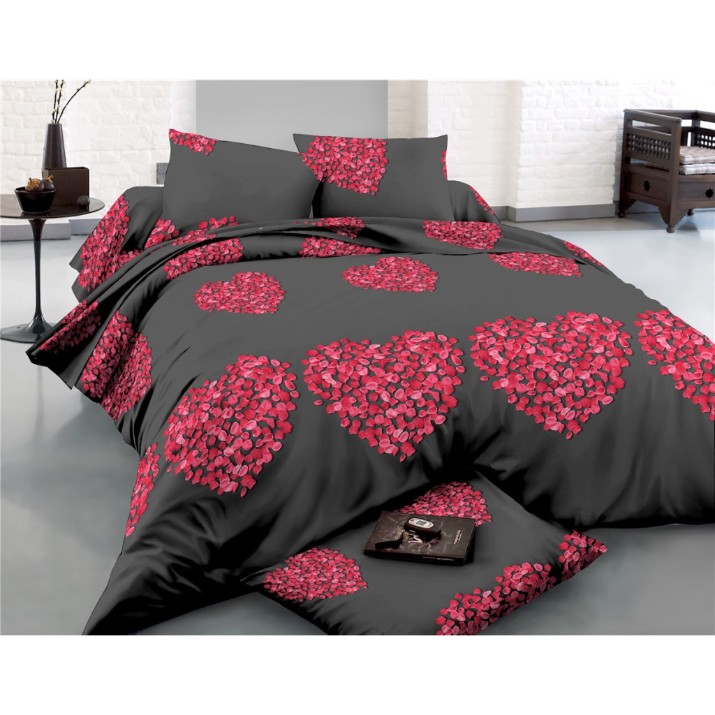 Постільна білизна MirSon Сатин 22-1290 Heart of flowers Дитяча (2200003605105) - зображення 1