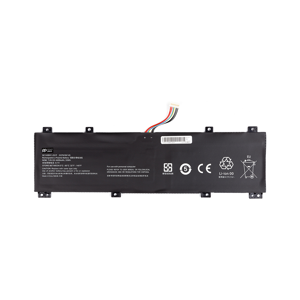 Акумулятор до ноутбука LENOVO IdeaPad 100S-14IBR 14" (NC140BW1) 7.6V 4400mAh PowerPlant (NB481767) - зображення 1