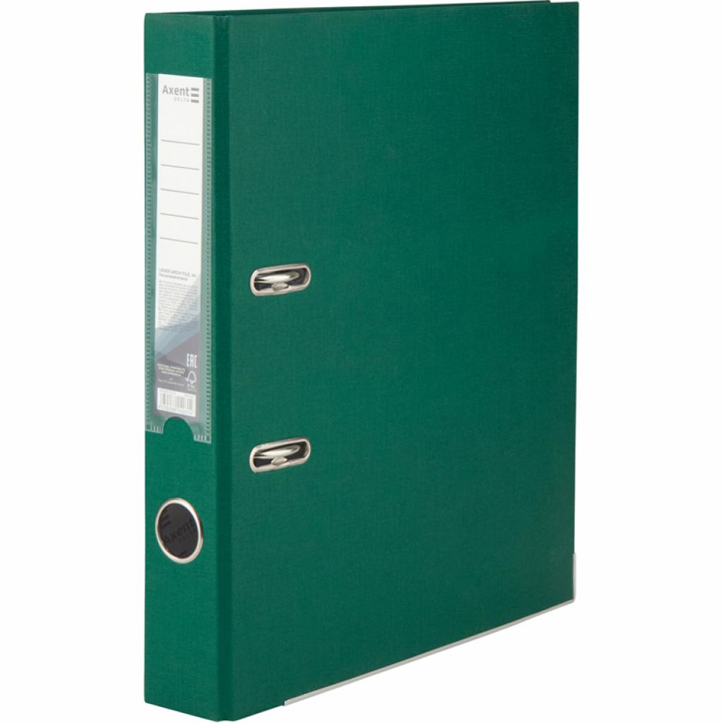 Папка - реєстратор Delta by Axent A4 PP 5 cм , assembled dark green (D1713-23C) - зображення 1