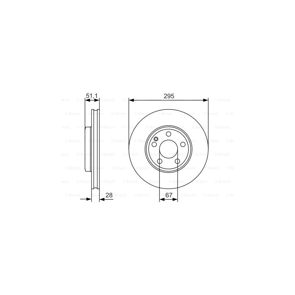 Гальмівний диск Bosch 0 986 479 A01 - зображення 5