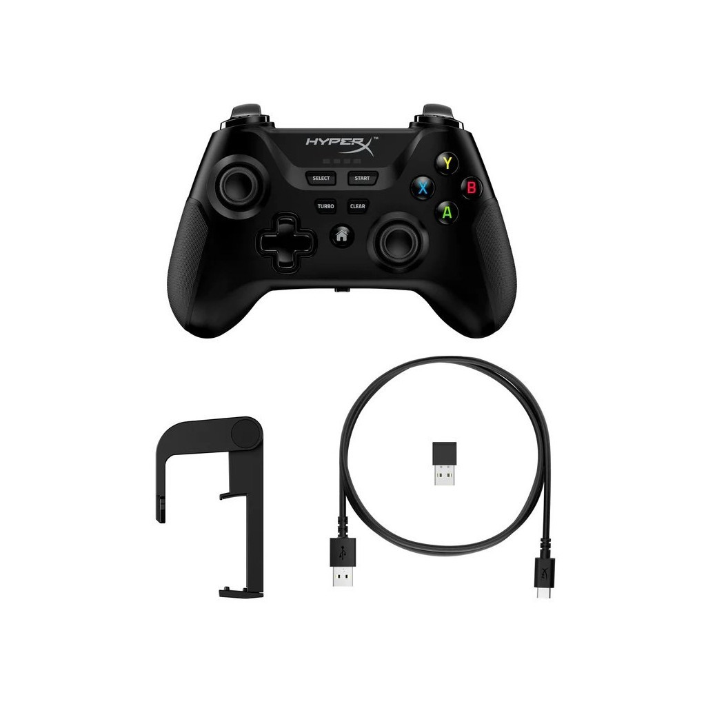 Геймпад HyperX Clutch cross-platform Wireless /Bluetooth/USB-A Black (516L8AA) - зображення 8