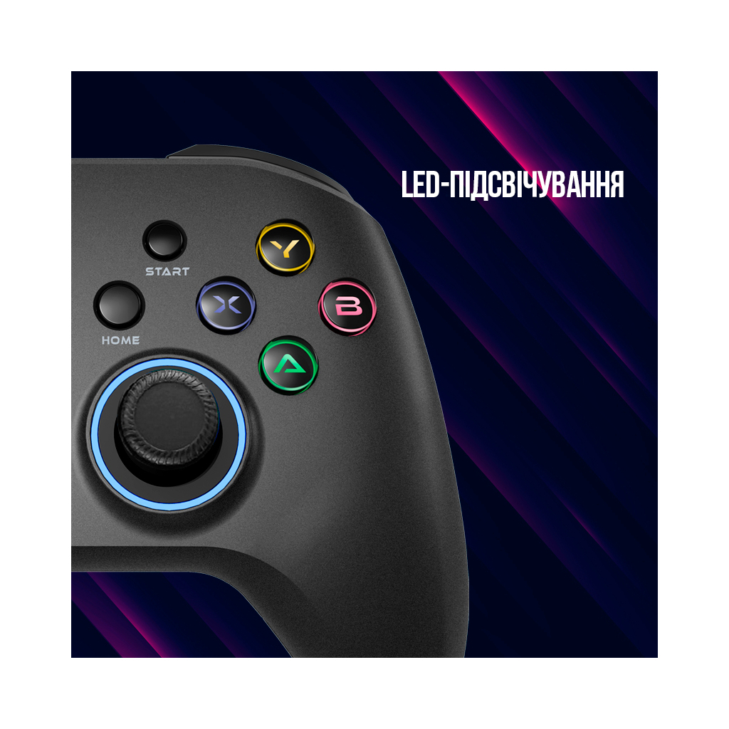 Геймпад Lorgar TRIX-510 PC iOS13 Android PS3 Bluetooth Black (LRG-GP510) - зображення 5