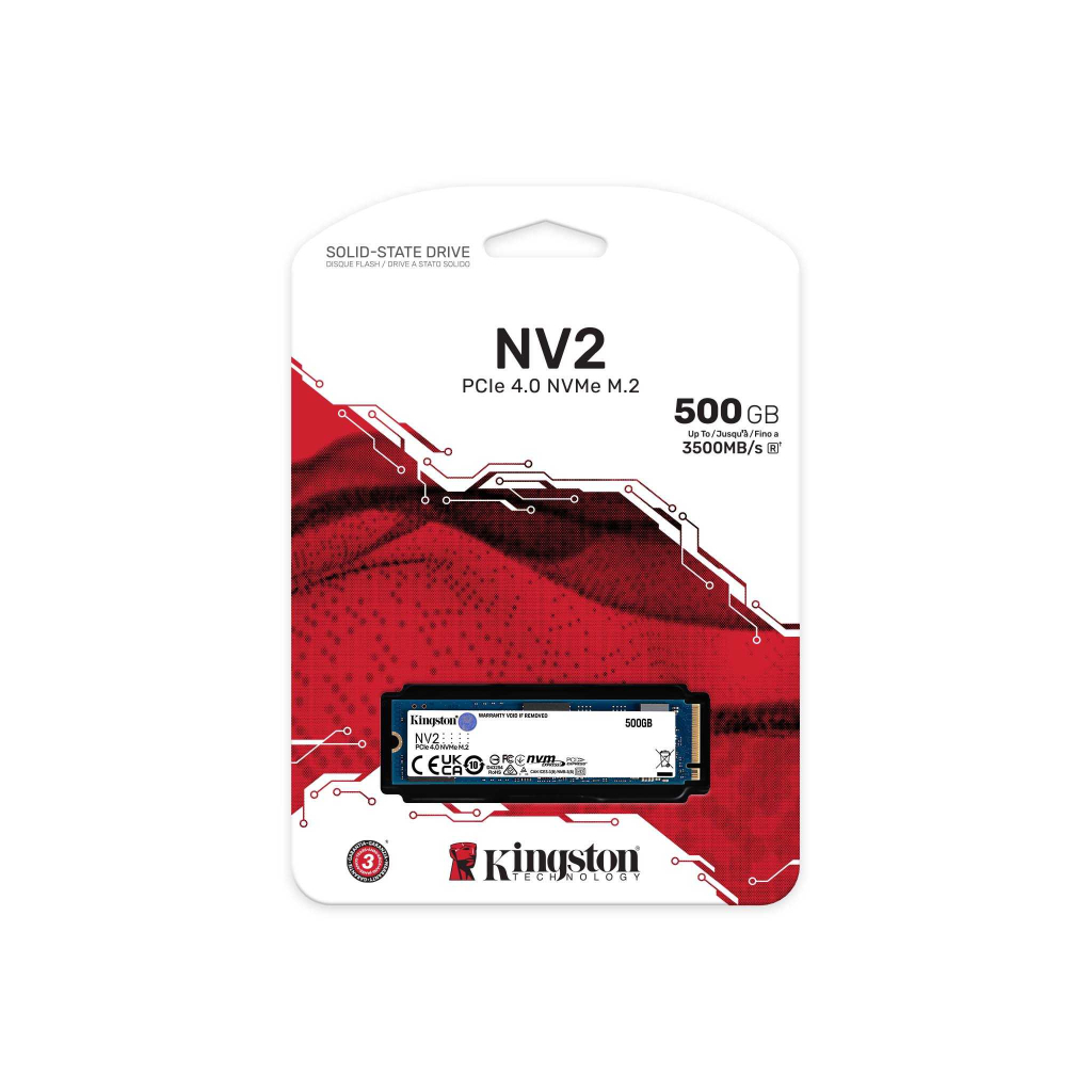 Накопичувач SSD M.2 2280 500GB Kingston (SNV2S/500G) - зображення 3