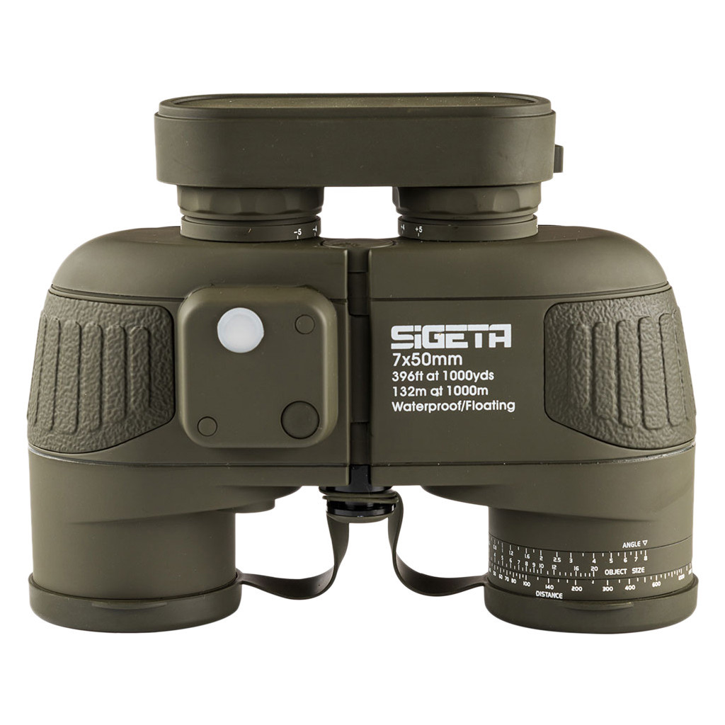 Бінокль Sigeta Admiral 7x50 Military Floating/Compass/Reticle (65810) - зображення 4