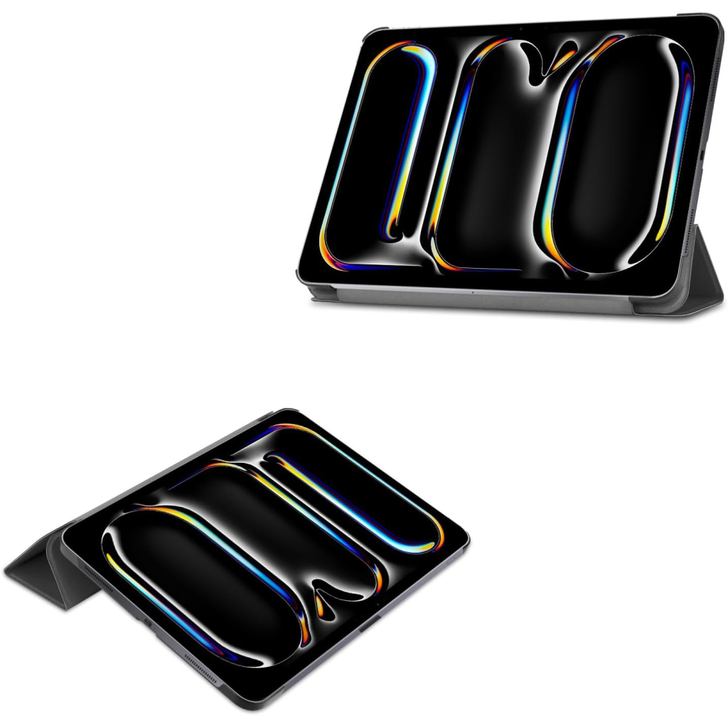 Чохол до планшета BeCover Smart Case Apple iPad Pro 11" M4 2024 Black Abstraction (711630) - изображение 6