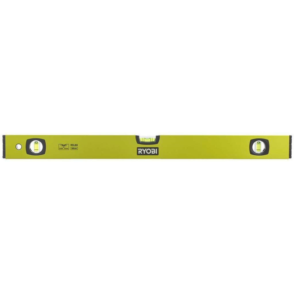 Рівень Ryobi RSL60, 60см, 3 капсули, точність 0.5мм/м (5132005335) - зображення 1