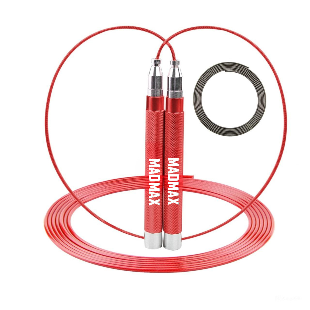 Скакалка MadMax MFA-286 Speed jump rope швидкісна Червона (MFA-286-RED-U) - зображення 1