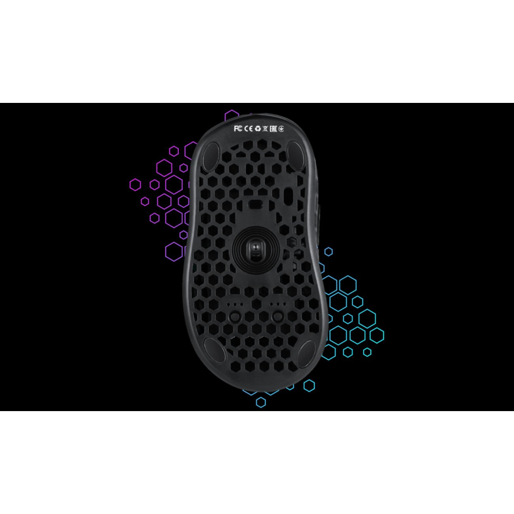 Мишка Dream Machines DM6 Holey Trio Wireless/Bluetooth/USB Black (DM6_HOLEY_TRIO) - зображення 3