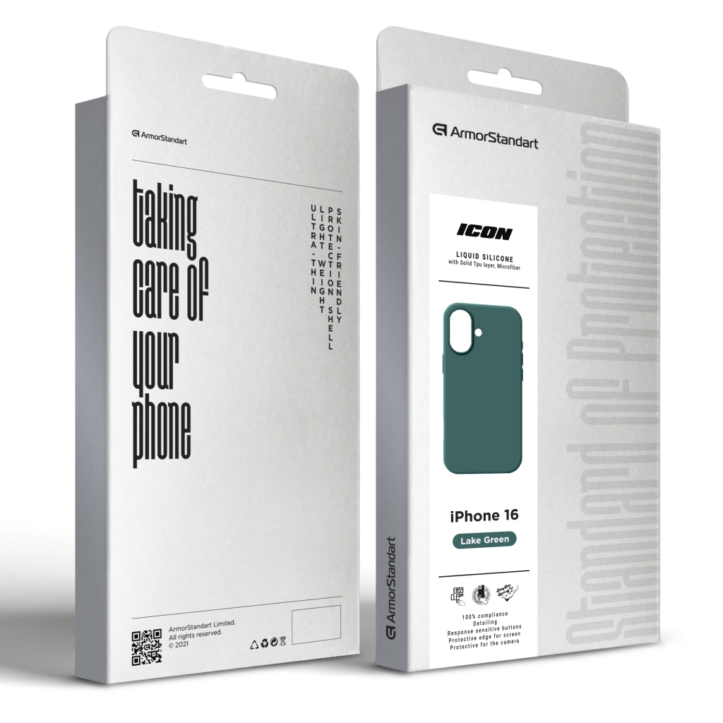 Чохол до мобільного телефона Armorstandart ICON2 MagSafe Apple iPhone 16 Lake Green (ARM81313) - зображення 10