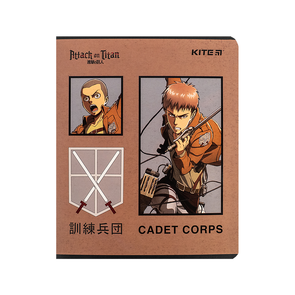 Зошит Kite Attack on Titan, 24 аркуші, лінія (AT24-239) - изображение 7