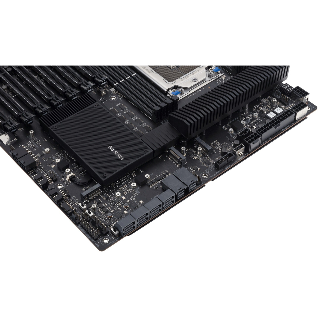 Серверна материнська плата ASUS PRO WS WRX80E-SAGE SE WIFI sWRX8 WRX80 8xDDR4 M.2 WiFi BT EATX (90MB1590-M0EAY0) - изображение 6