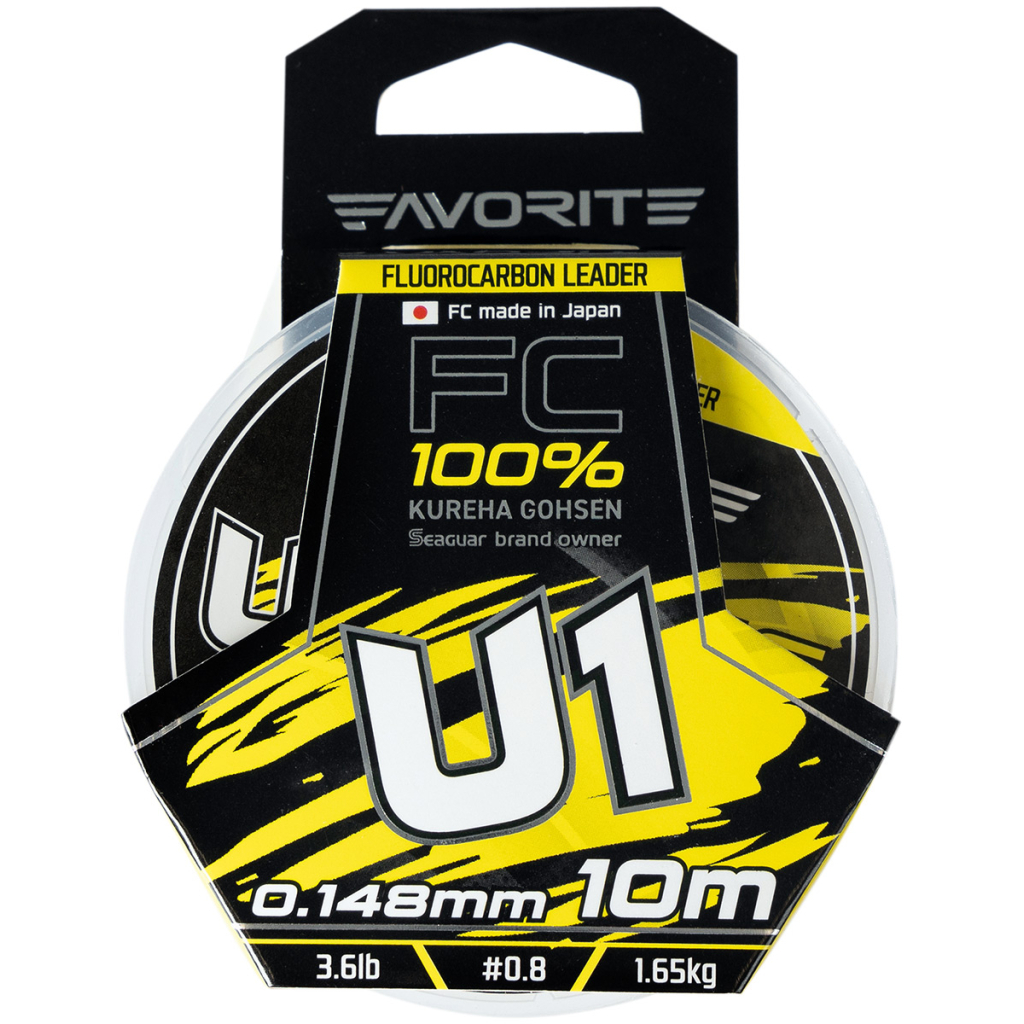 Флюорокарбон Favorite U1 FC 10m 0.8/0.148mm 3.6lb/1.65kg (1693.11.74) - зображення 2