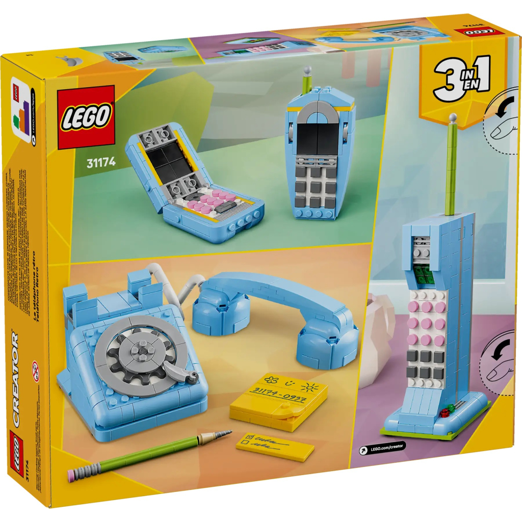 Конструктор LEGO Creator Ретро телефон (31174) - зображення 2