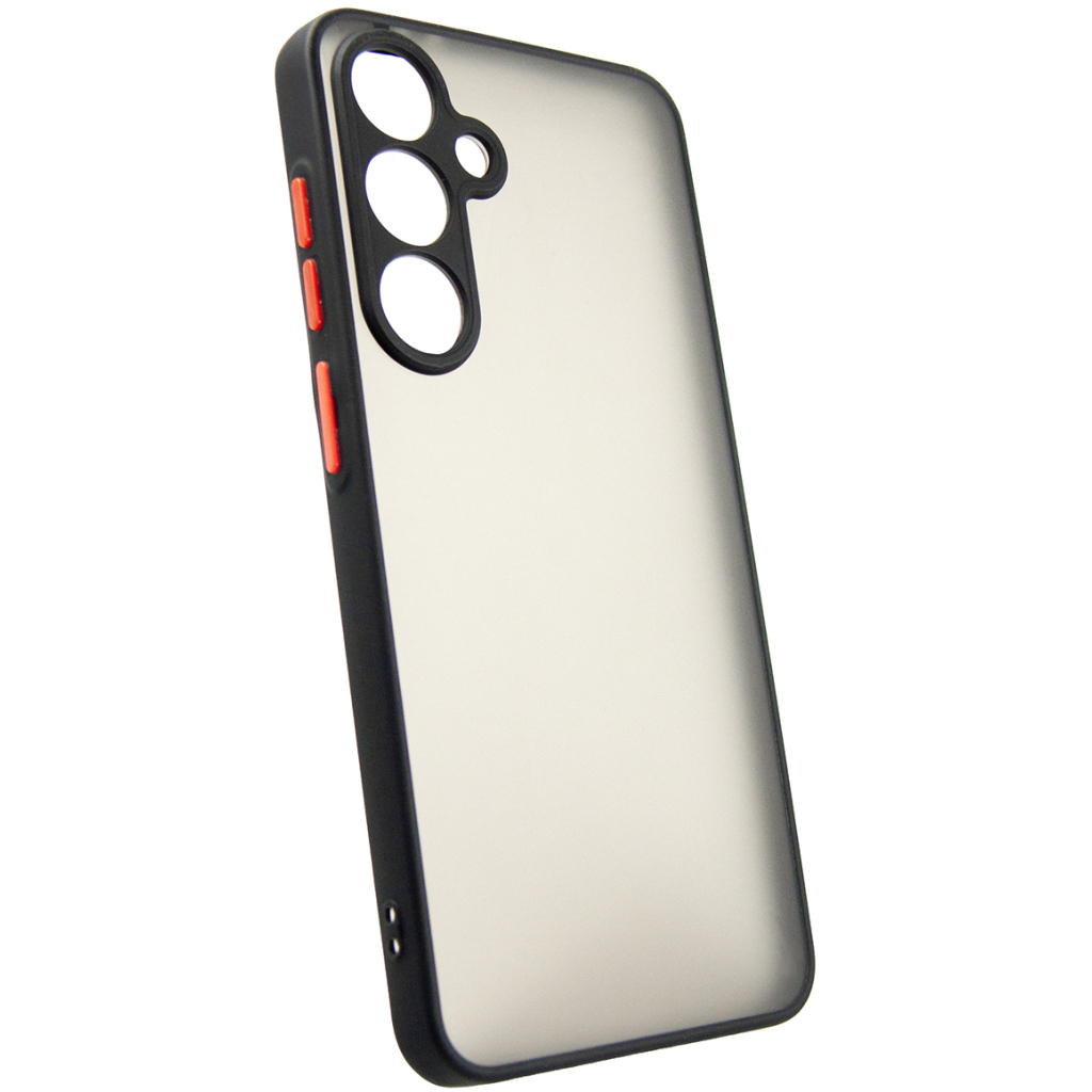 Чохол до мобільного телефона Dengos Matte Samsung Galaxy S24 FE (Black) (DG-TPU-MATT-152) - зображення 2