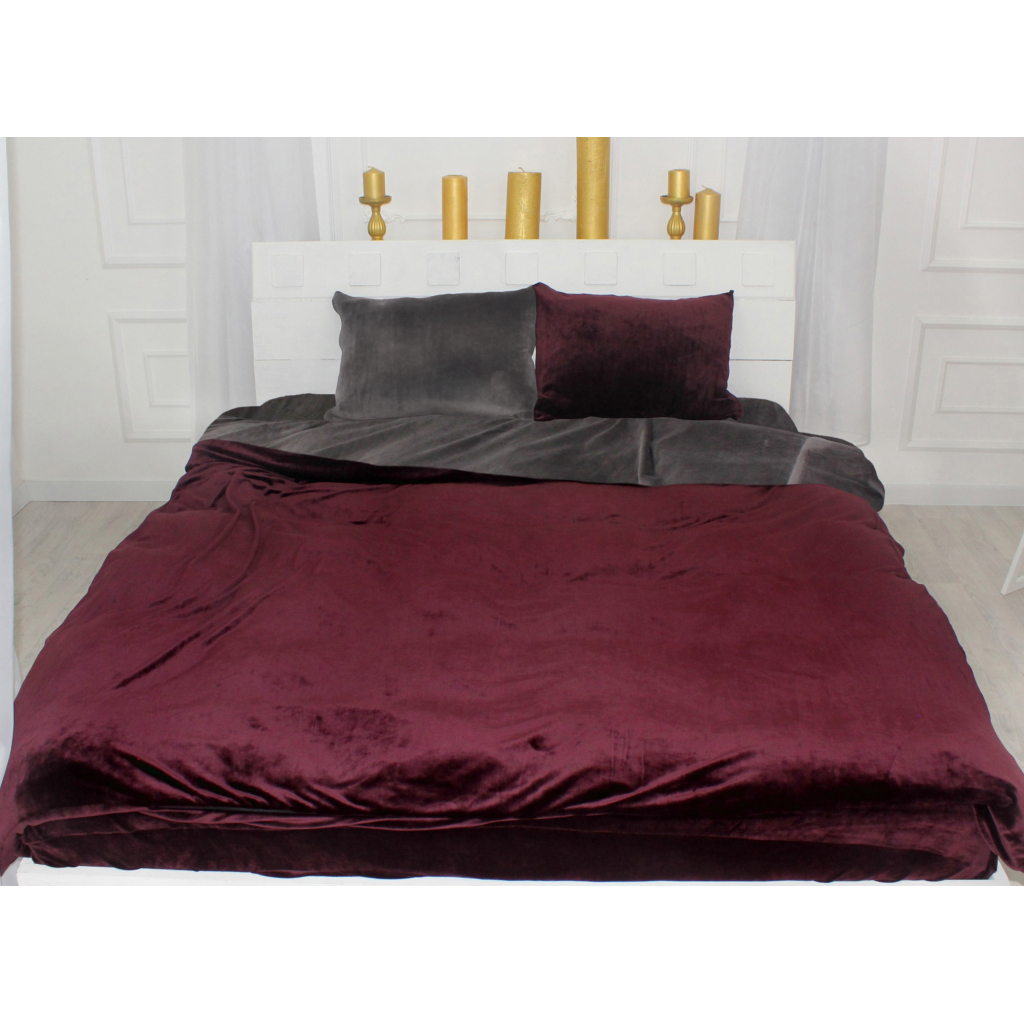 Постільна білизна MirSon Велюр Winter Frost 28-0003 + 28-0002 Protea Velvet 2х160х220 (2200004005867) - зображення 1