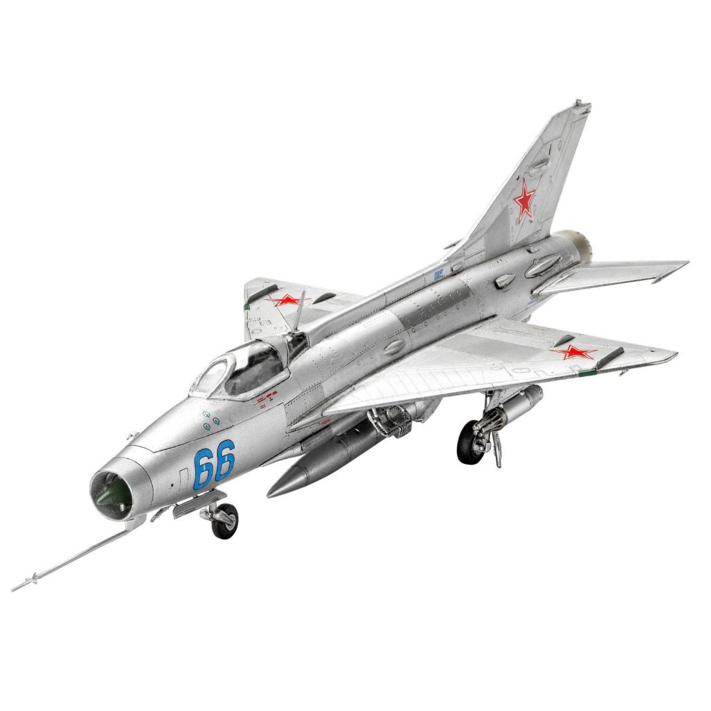 Збірна модель Revell Багатоцільовий винищувач MiG-21 F-13 Fishbed C 1:72 (63967) - зображення 2