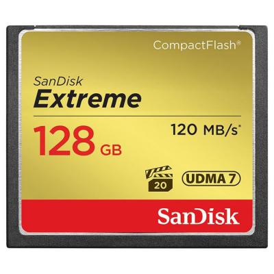 Карта пам'яті SanDisk 128GB Compact Flash Extreme (SDCFXSB-128G-G46) - зображення 1