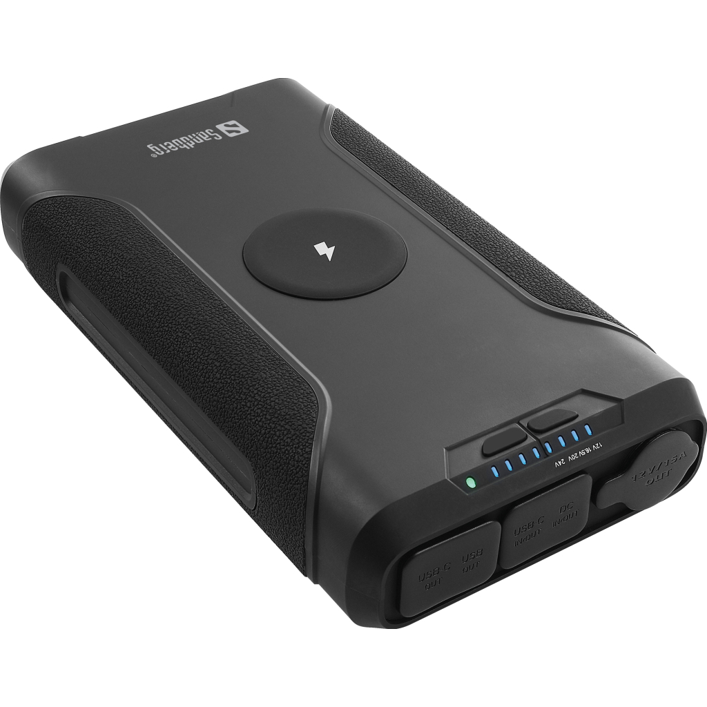 Батарея універсальна Sandberg 72000mAh, Survivor, DC/70W, PD/60W, QC3.0/18W, Cigar Lighter,Wireless (420-64) - зображення 2