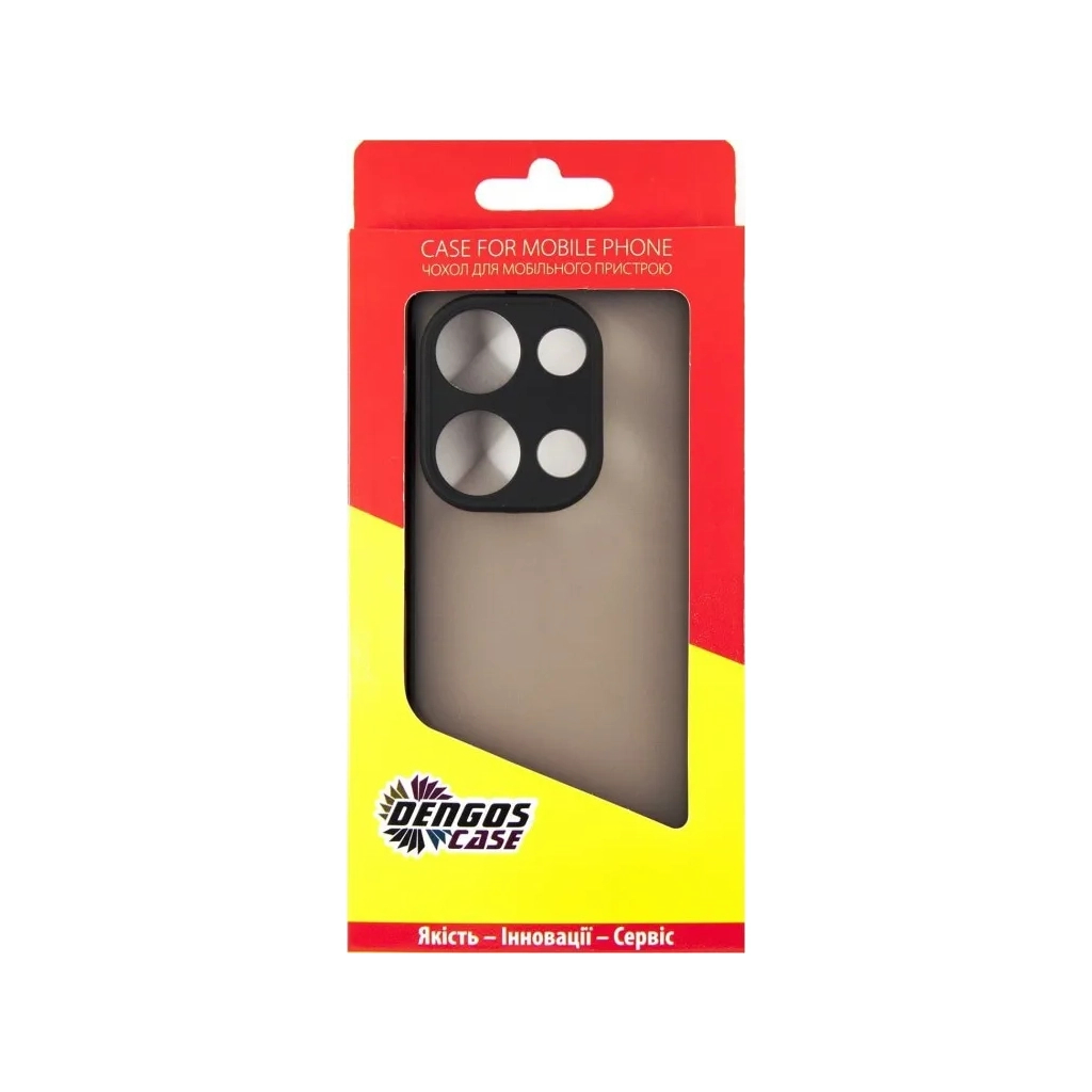 Чохол до мобільного телефона Dengos Matte POCO M6 Pro 4G (black) (DG-TPU-MATT-149) - зображення 5