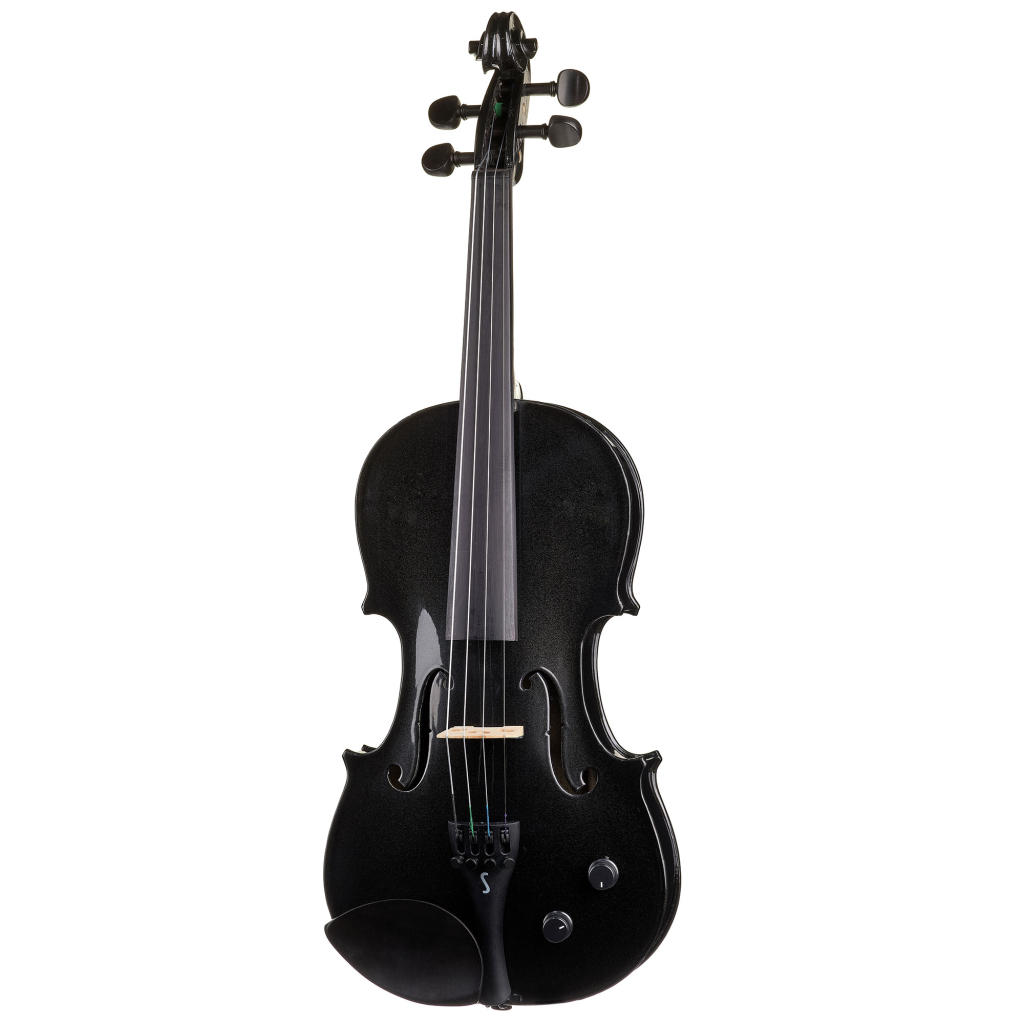 Скрипка Stentor Harlequin Electric Violin Outfit 4/4 Black (1515ABK) - изображение 1