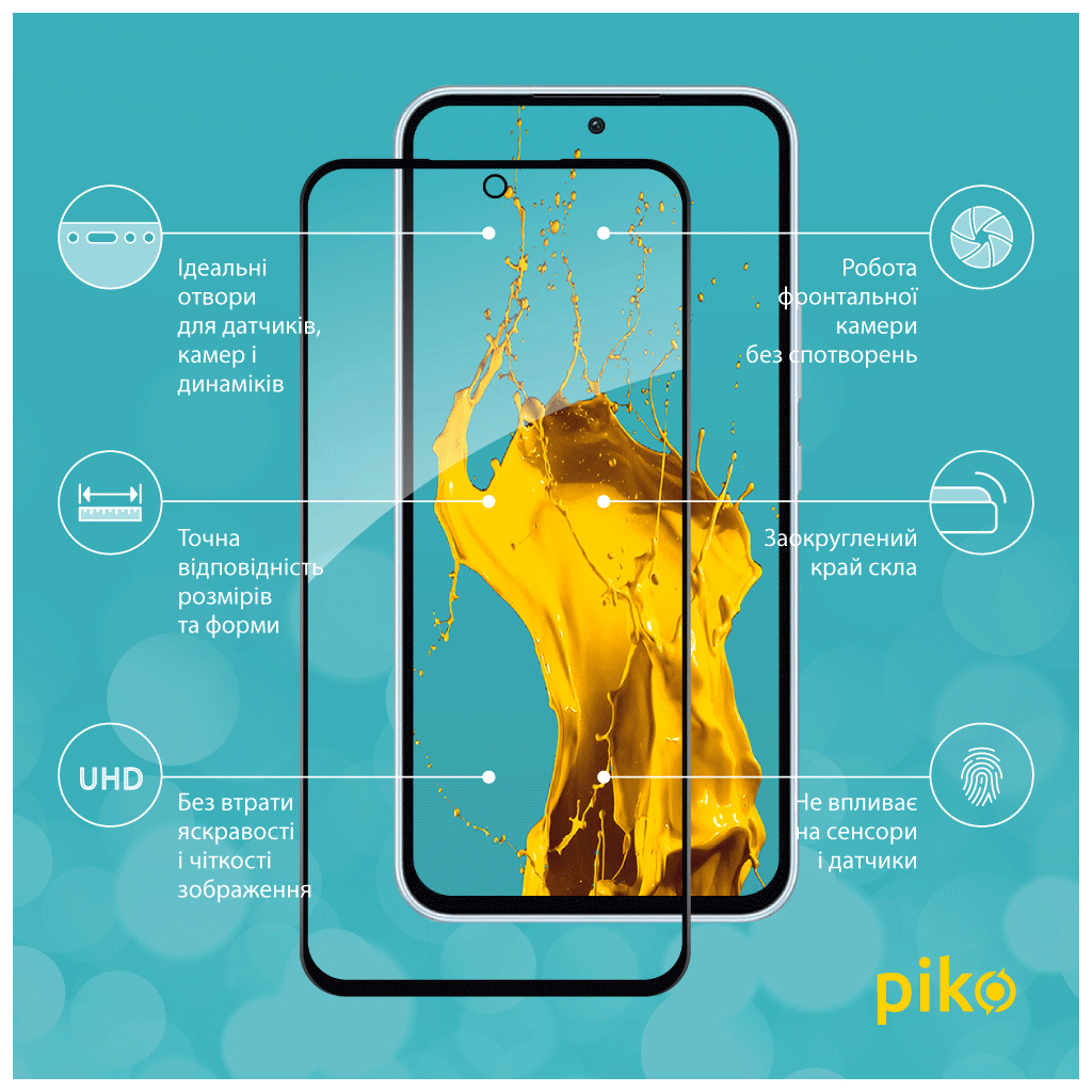 Скло захисне Piko Full Glue Samsung A54 5G (1283126559907) - зображення 3