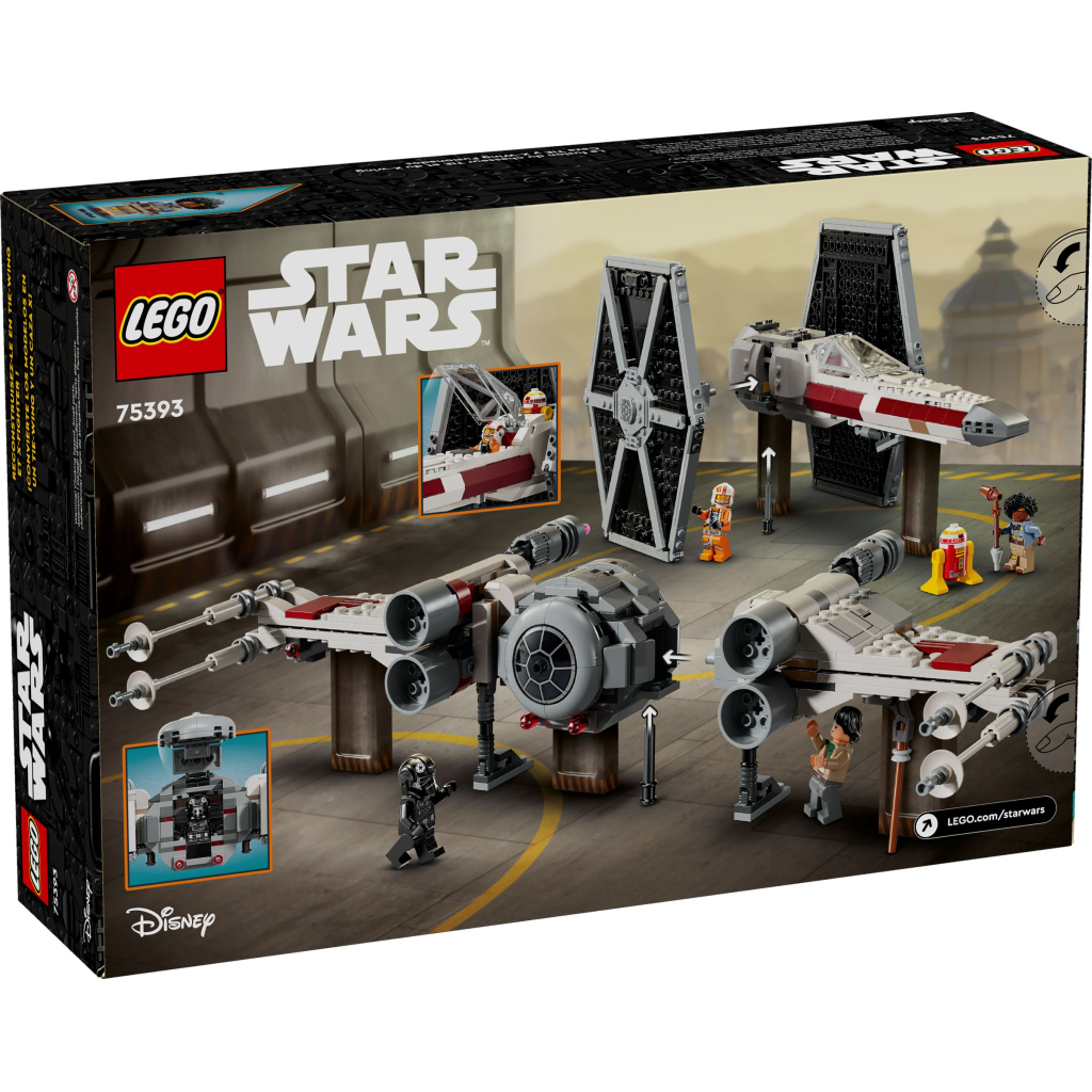 Конструктор LEGO Star Wars Збірний пакет «Винищувач TIE і Корабель X-wing» (75393) - зображення 7