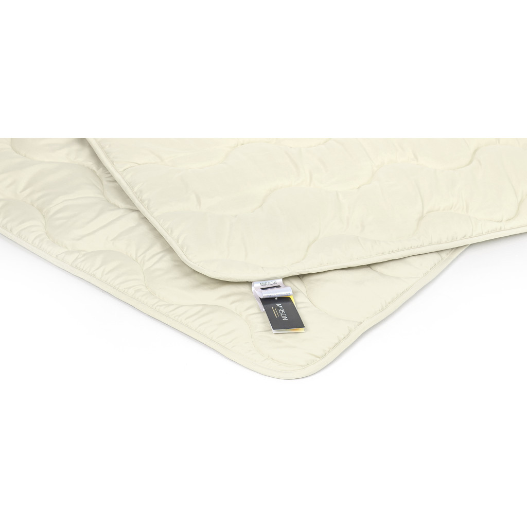 Ковдра MirSon Набір EcoSilk всесезонний №1662 Eco Light Krem (2200002655217) - зображення 7