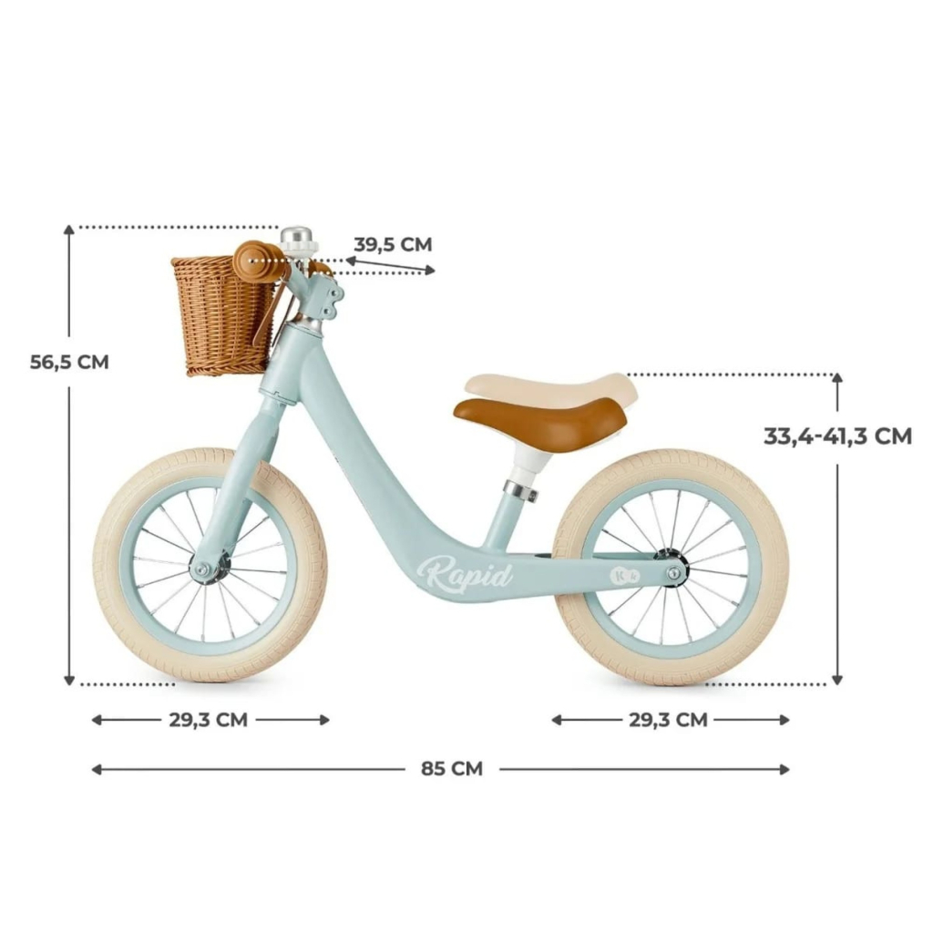 Біговел Kinderkraft Rapid 2 Blue Breeze (KRRAPI02BLU0000) (5902533924875) - зображення 10