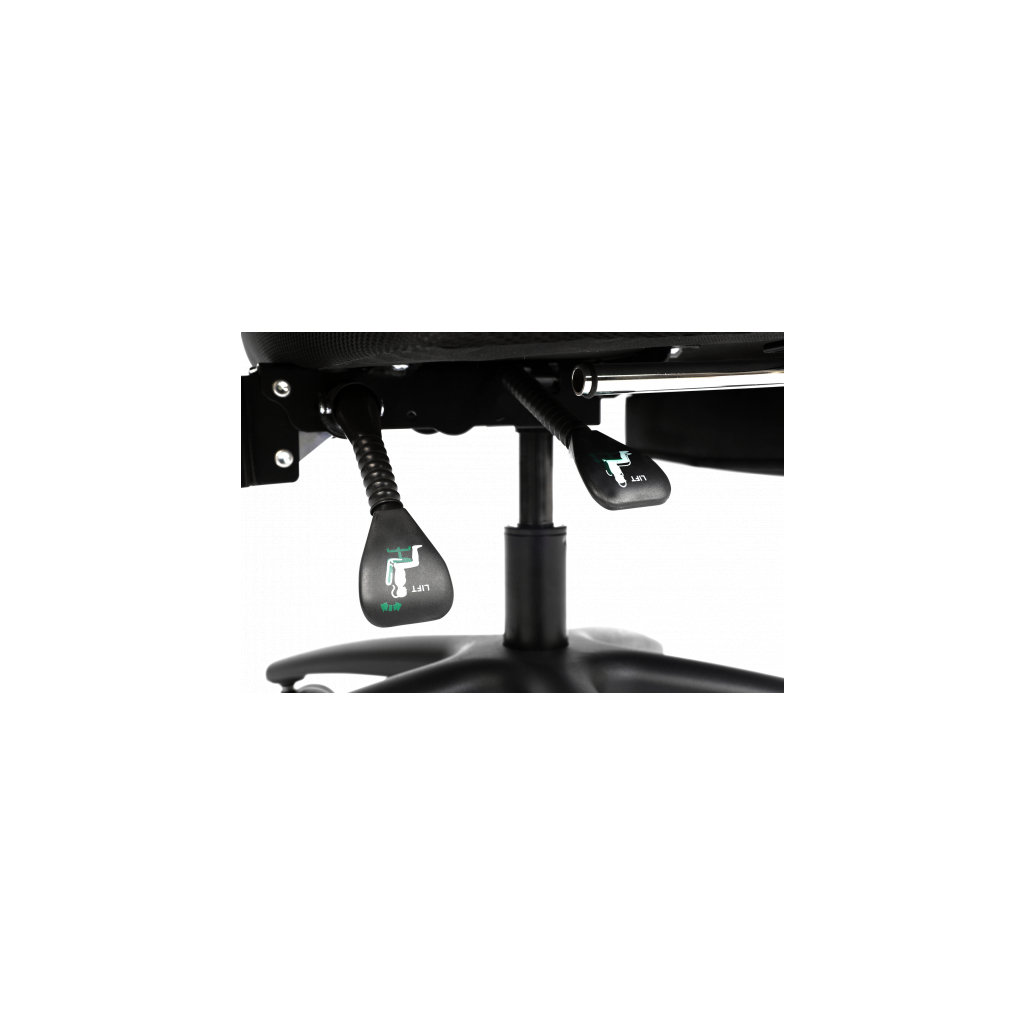 Офісне крісло GT Racer B-5144 Black (B-5144 Fabric Black) - зображення 11