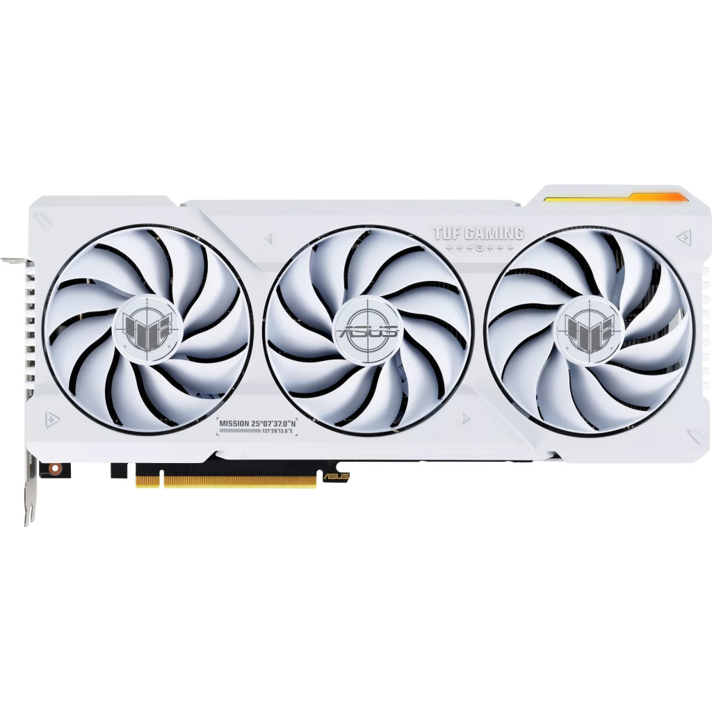 Відеокарта ASUS GeForce RTX4070Ti SUPER 16Gb TUF OC WHITE GAMING (TUF-RTX4070TIS-O16G-WHITE-GAMING) - зображення 1