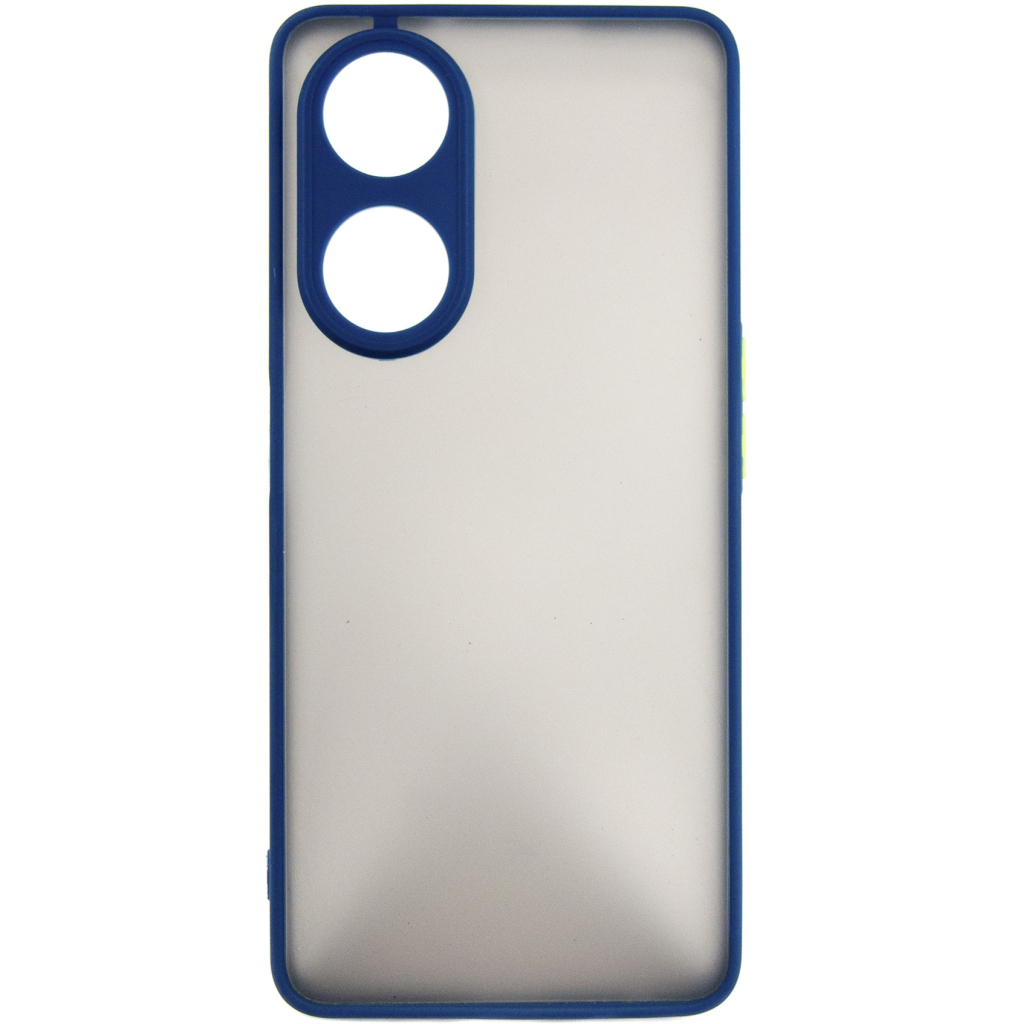 Чохол до мобільного телефона Dengos Matte OPPO A98 5G (blue) (DG-TPU-MATT-130) - зображення 1