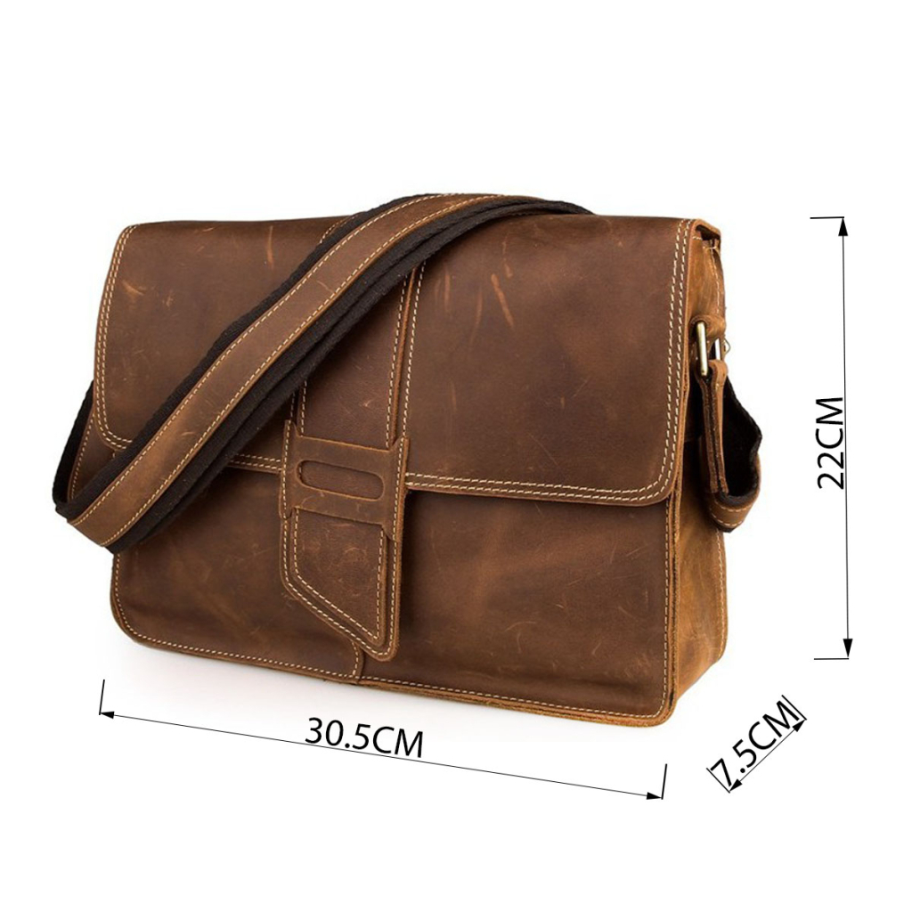 Сумка Vintage У вінтажному стилі Коричнева (14231) - зображення 3