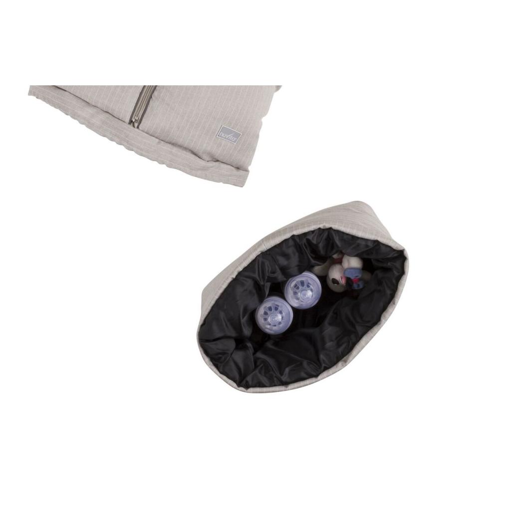 Зимовий конверт Nuvita CARRYON бежевий у смужку (NV9845CARRYONPINSTRYPE) - зображення 7