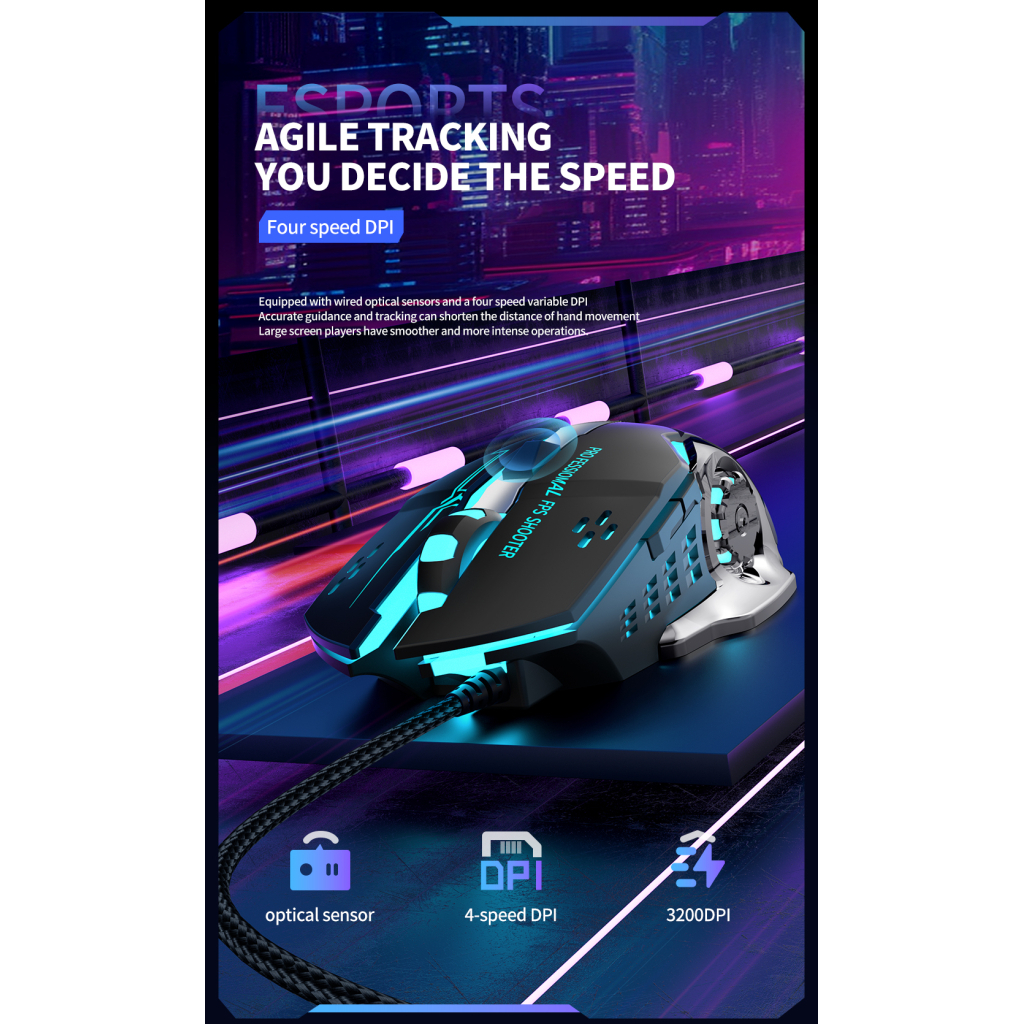 Мишка XO M10 Wireless Black/Silver (M10 Black+Silver) - зображення 4