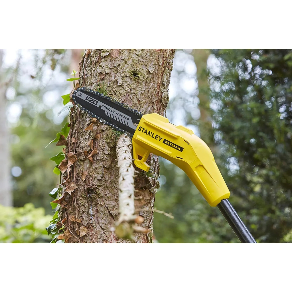 Кущоріз Stanley FatMax, висоторіз, 20V, 4Ah, шина 20 см, ланцюг 3/8 (SFMCPS620M1) - зображення 2